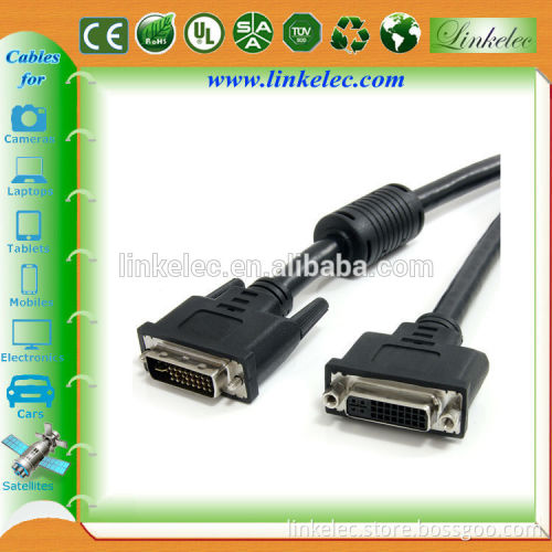 Dual Link DVI-I Cable (24+5 pin) with ferrites computer monitors cable